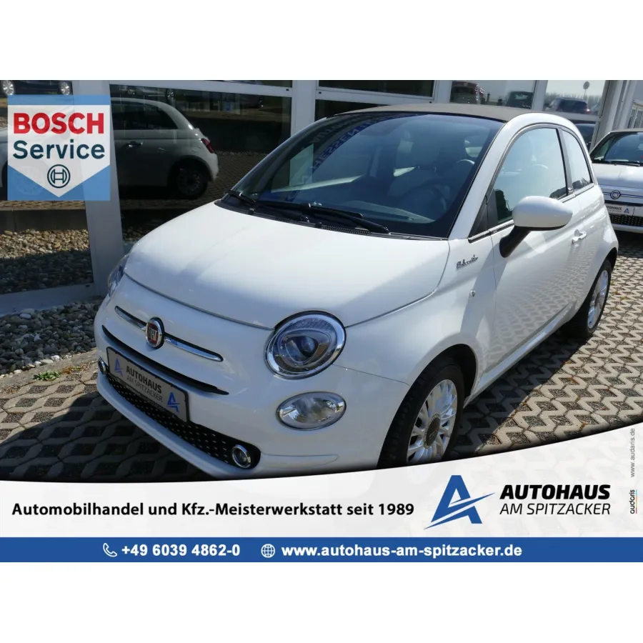 Fiat 500C, 2022, МКПП, пробег 14971 км