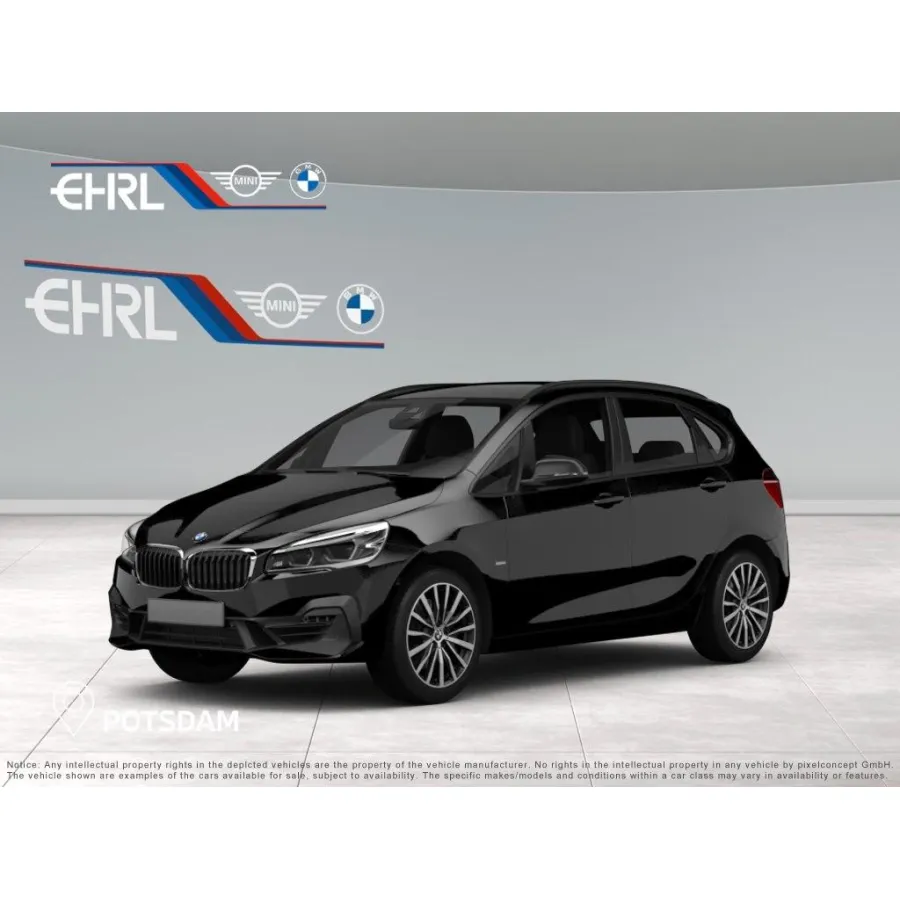 BMW 218, 2021, АКПП, пробег 57231 км