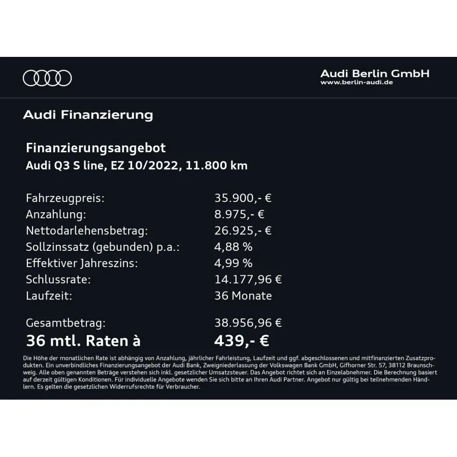 Audi Q3, 2022, АКПП, пробег 11800 км