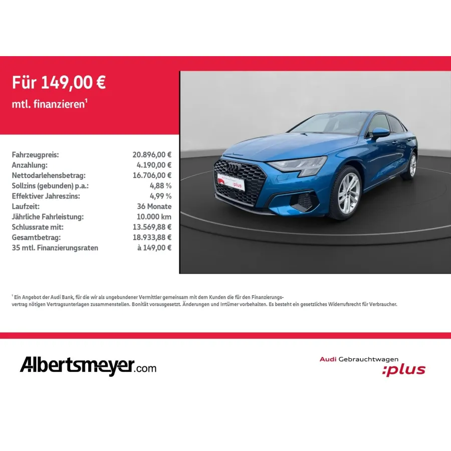 Audi A3, 2022, МКПП, пробег 63518 км