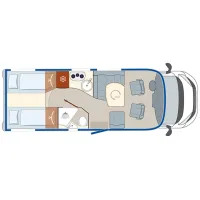 Автодом Eura Mobil, 2017, МКПП, пробег 117900 км