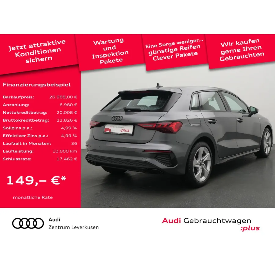 Audi A3, 2023, АКПП, пробег 27106 км