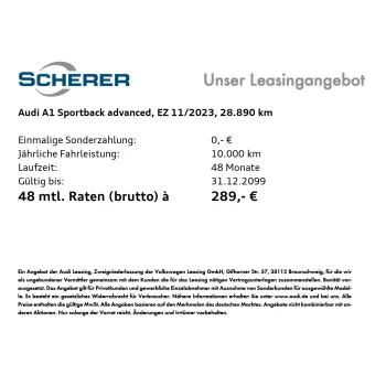 Audi A1, 2023, АКПП, пробег 28890 км