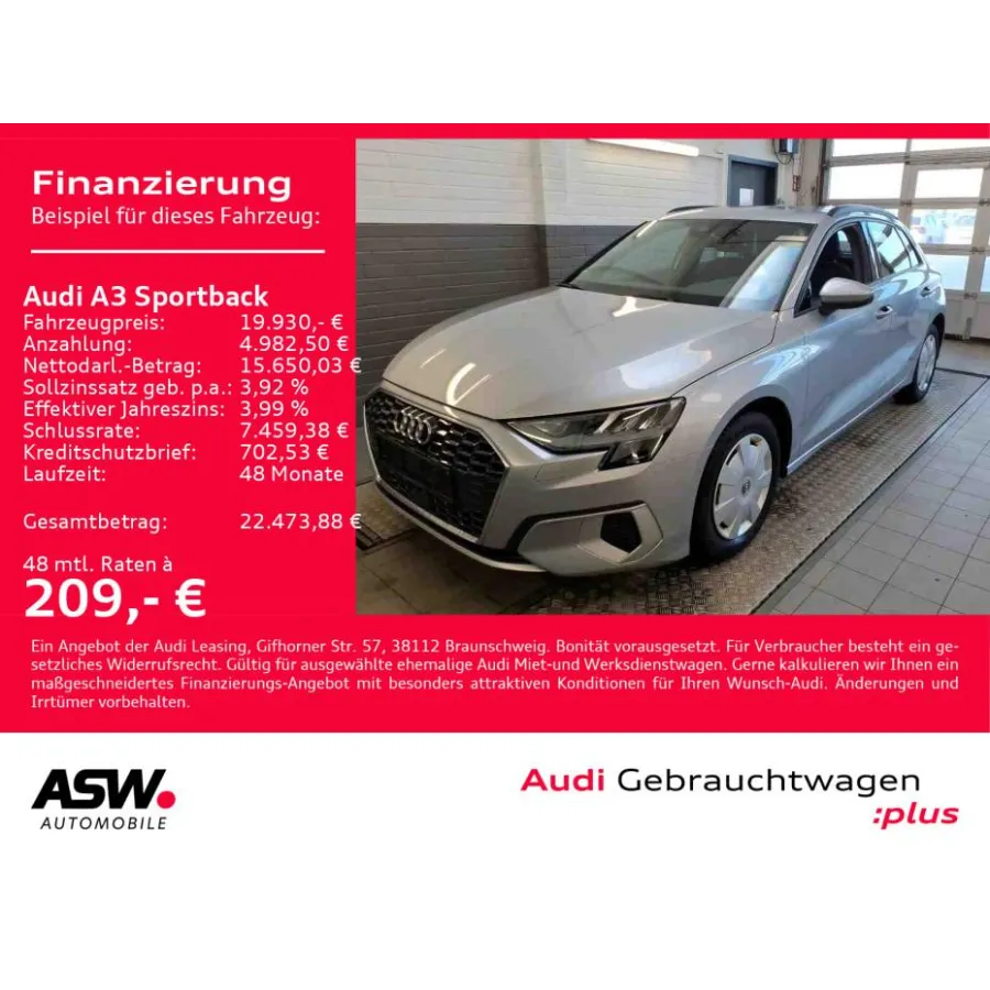 Audi A3, 2022, МКПП, пробег 60600 км