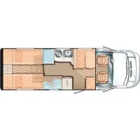 Автодом Carado T, 2016, МКПП, пробег 79640 км