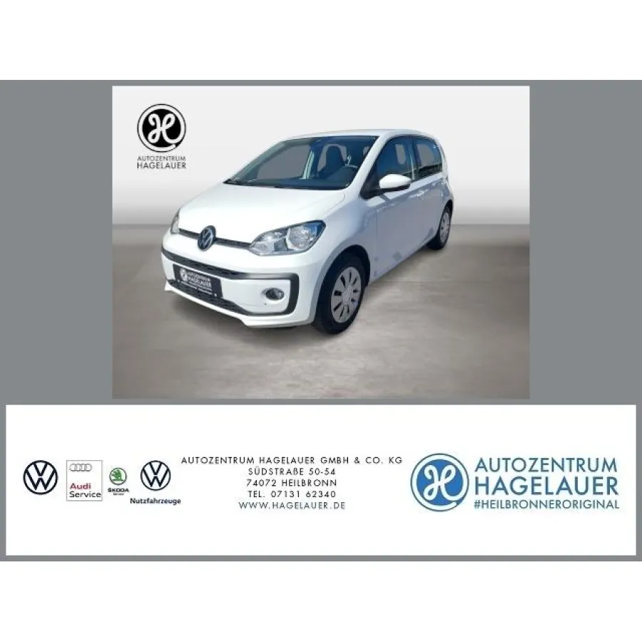 Volkswagen up, 2022, МКПП, пробег 51458 км