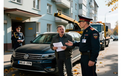 Автомобиль в Твери арестован из-за штрафов на 800 тысяч рублей