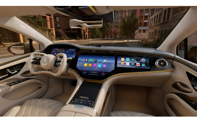 Обновленный Mercedes-Benz EQS получил штурвал от самолета