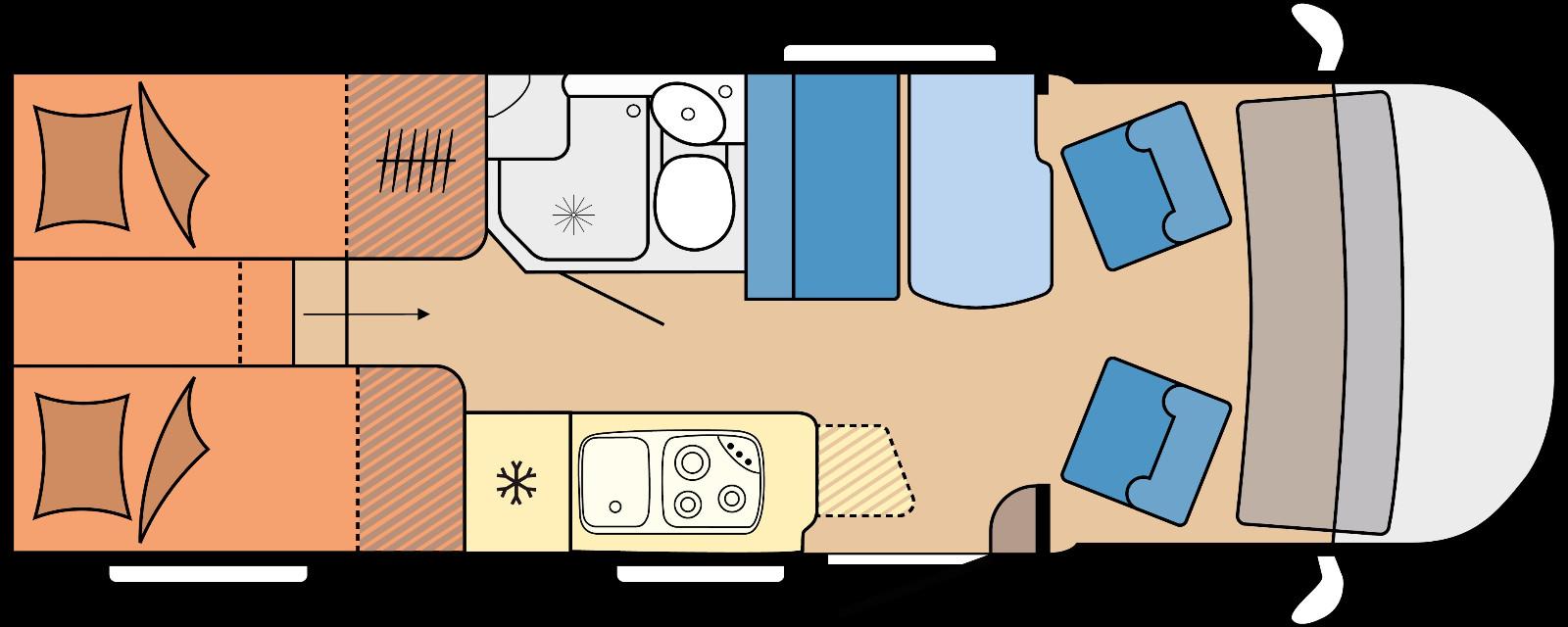 Автодом Hobby V65, 2025, МКПП, пробег 9900 км
