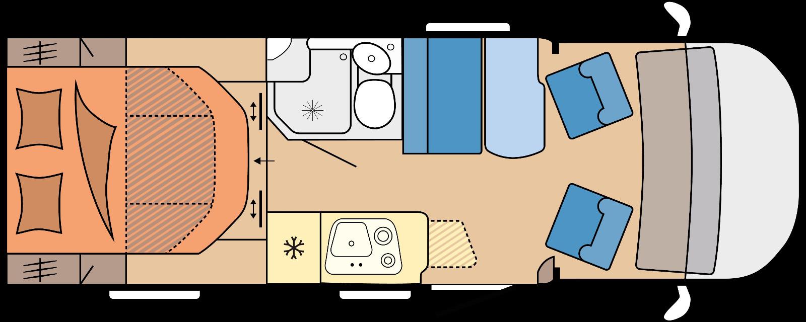 Автодом Hobby V65, 2025, МКПП, пробег 4000 км
