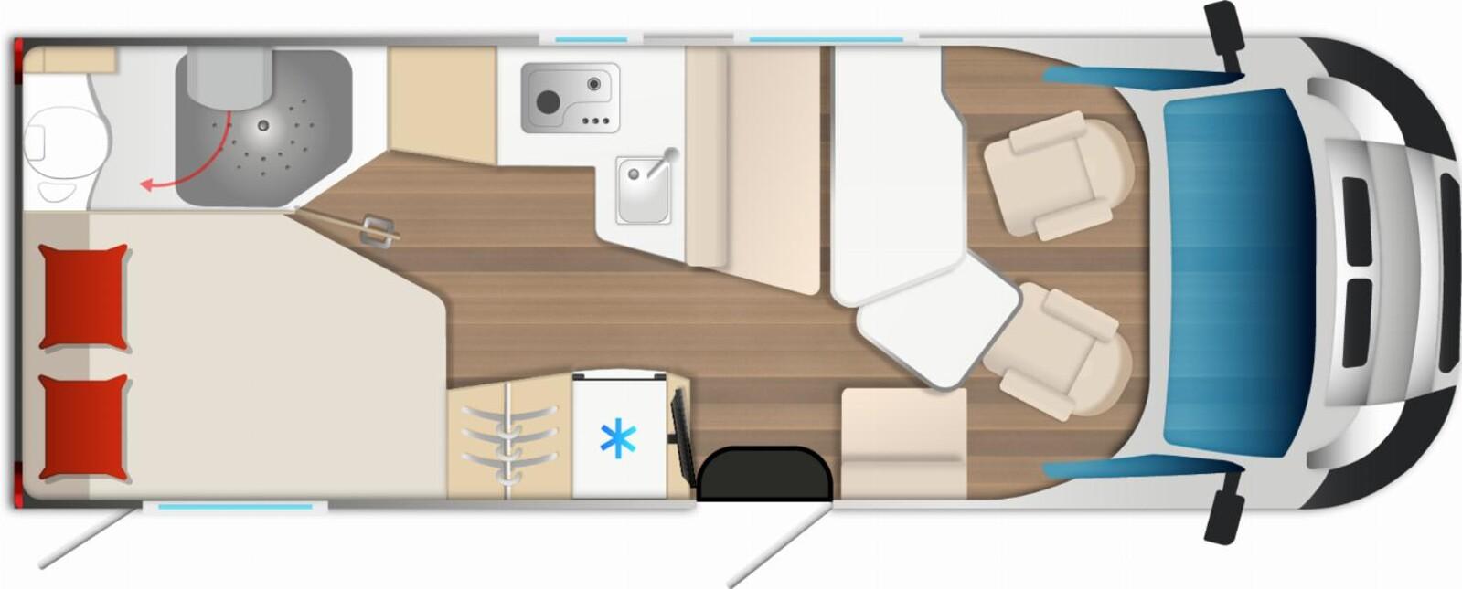 Автодом Bürstner Campeo, 2025, АКПП, пробег 9370 км