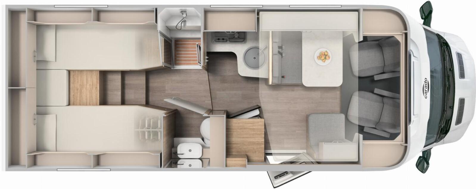 Автодом Carado Edition24, 2024, АКПП, пробег 43250 км