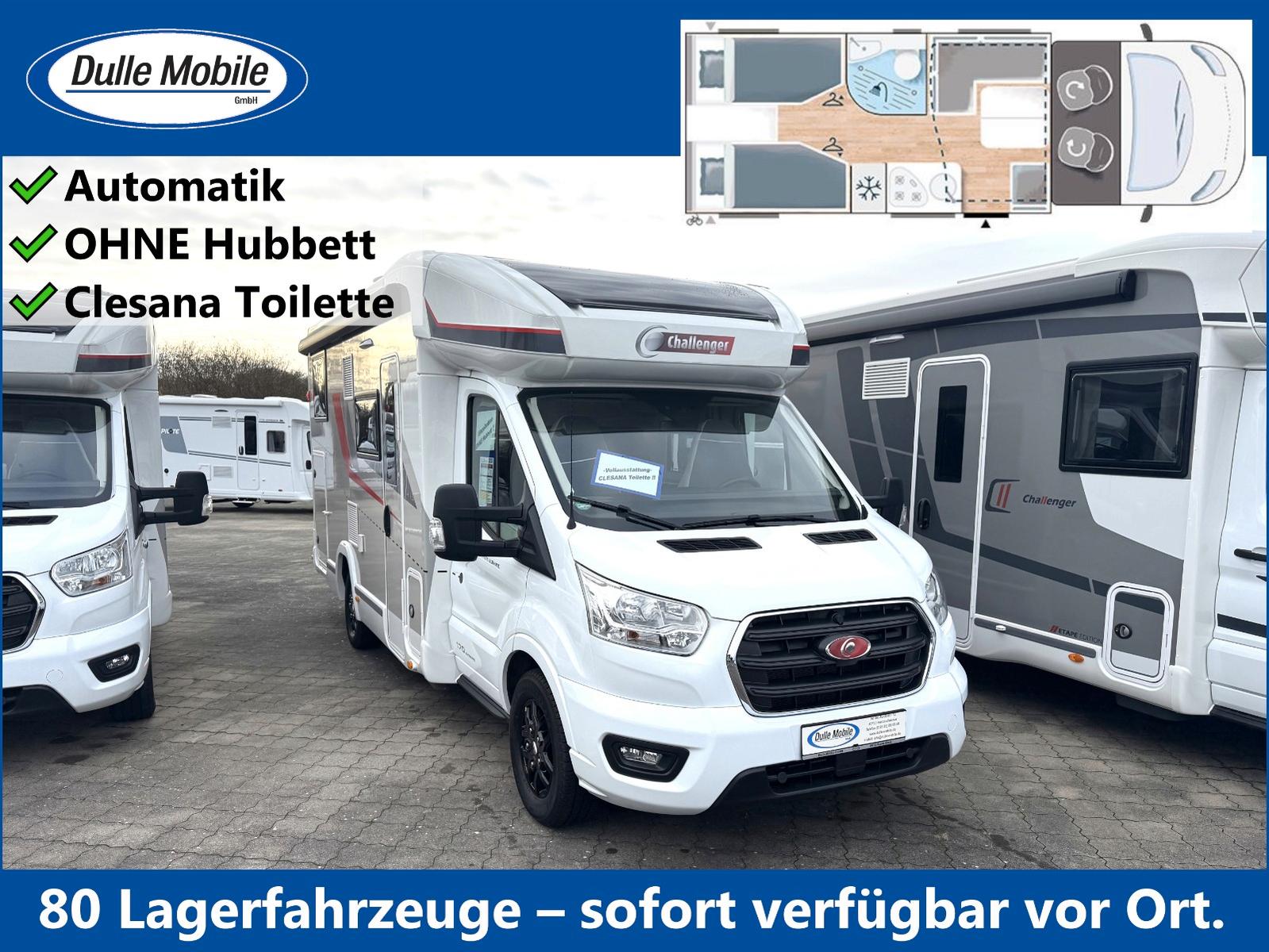 Автодом Challenger 287, 2024, АКПП, пробег 9500 км