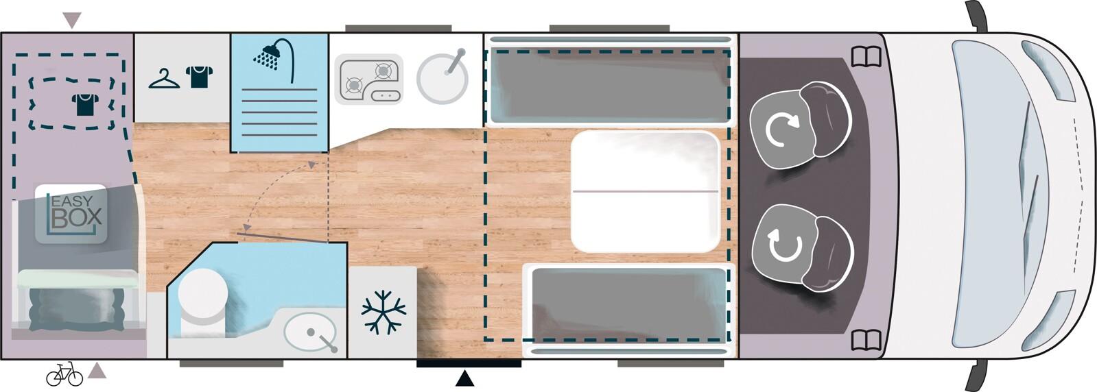 Автодом Challenger Graphite, 2023, АКПП, пробег 15 км