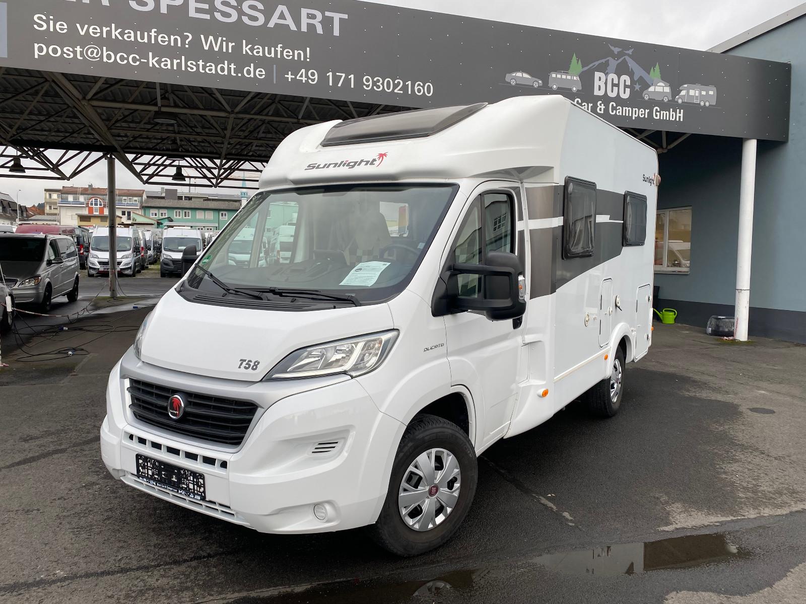 Автодом Sunlight T58, 2018, МКПП, пробег 58800 км