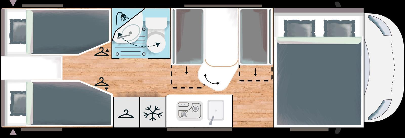 Автодом Chausson C727, 2024, МКПП, пробег 14799 км