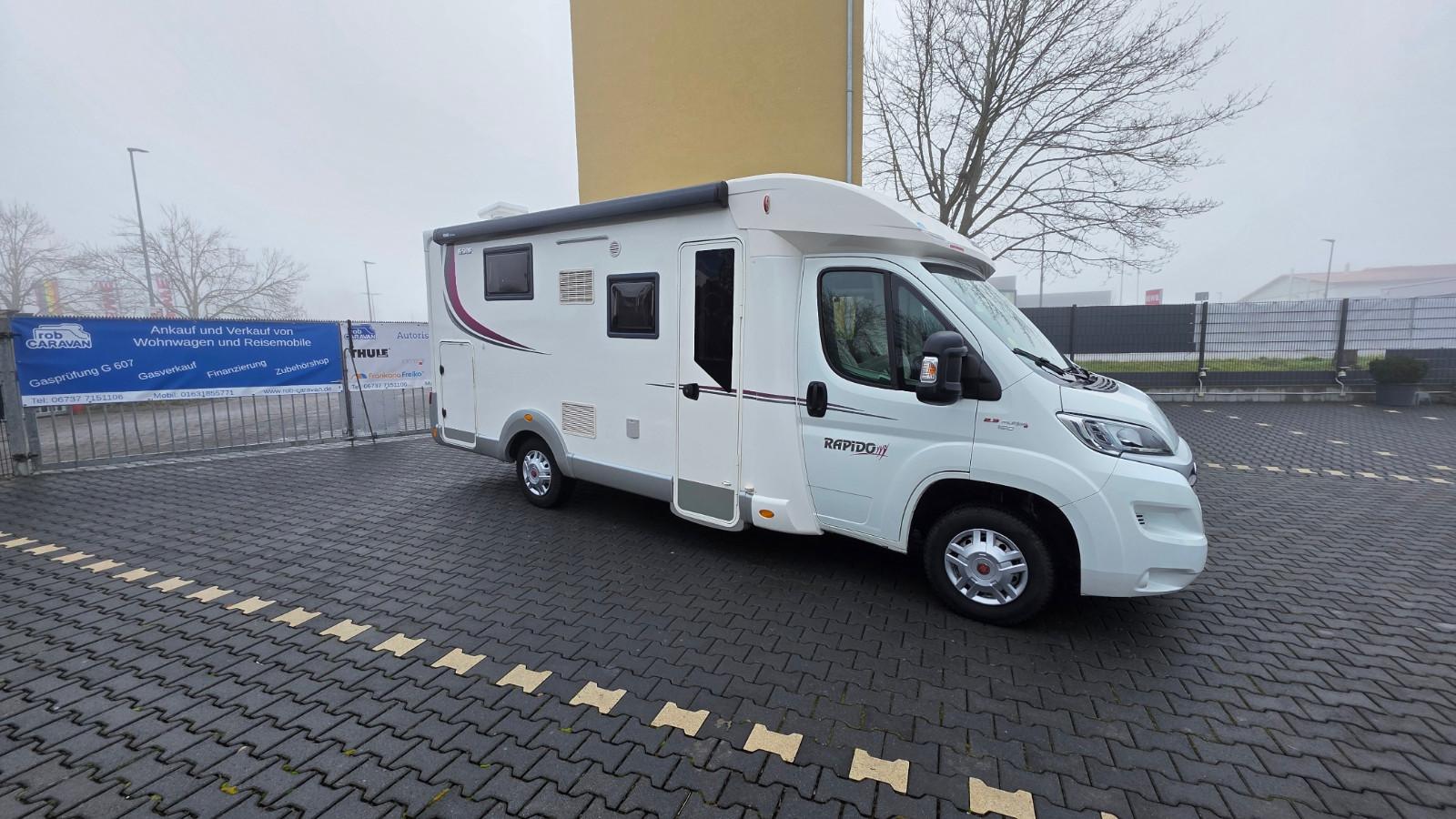 Автодом Rapido 650F,SAT,TV,Fahrrafträger,Alarmanl, 2018, МКПП, пробег 95700 км