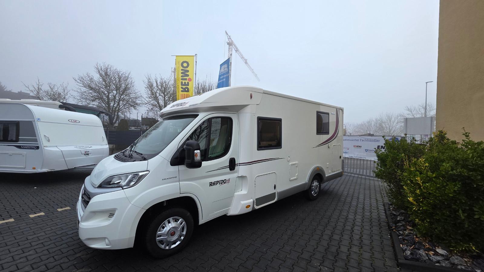 Автодом Rapido 650F,SAT,TV,Fahrrafträger,Alarmanl, 2018, МКПП, пробег 95700 км