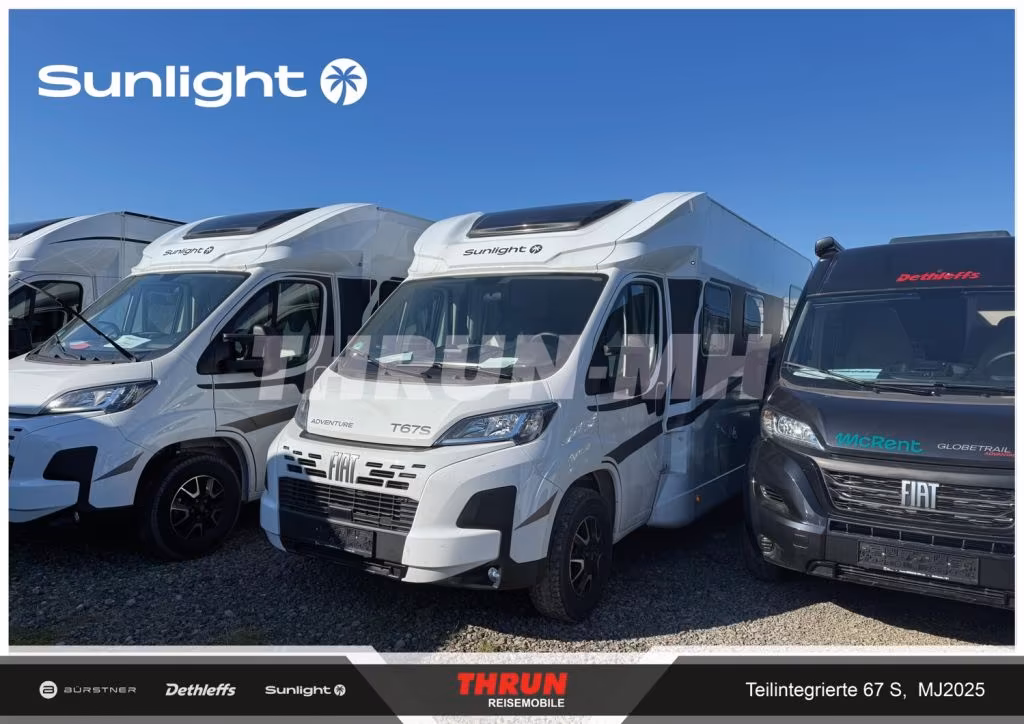 Автодом Sunlight T, 2025, МКПП, пробег 31550 км