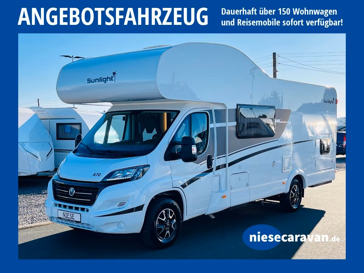 Автодом Sunlight A, 2021, МКПП, пробег 41600 км