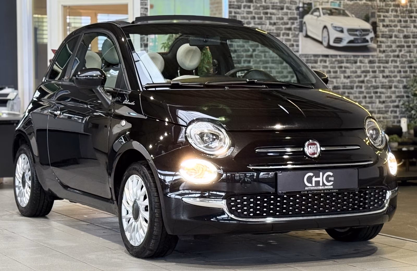 Fiat 500C, 2023, МКПП, пробег 72392 км
