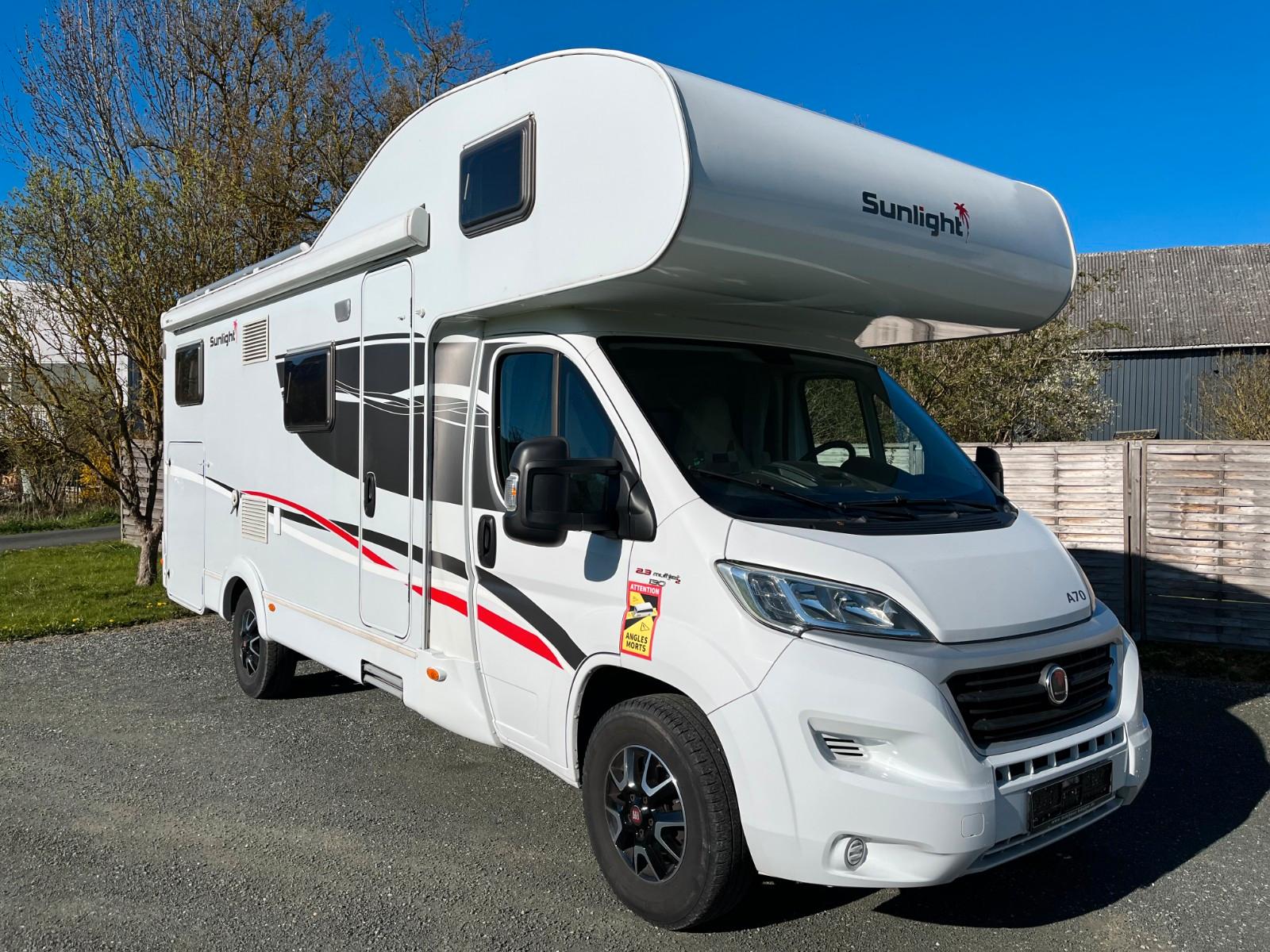 Автодом Fiat Sunlight, 2017, МКПП, пробег 115800 км